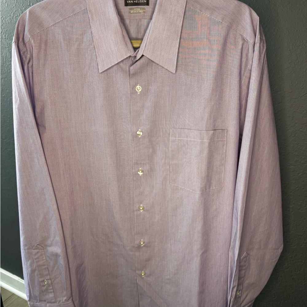 Van Heusen Men's Lavender Dress Shirt